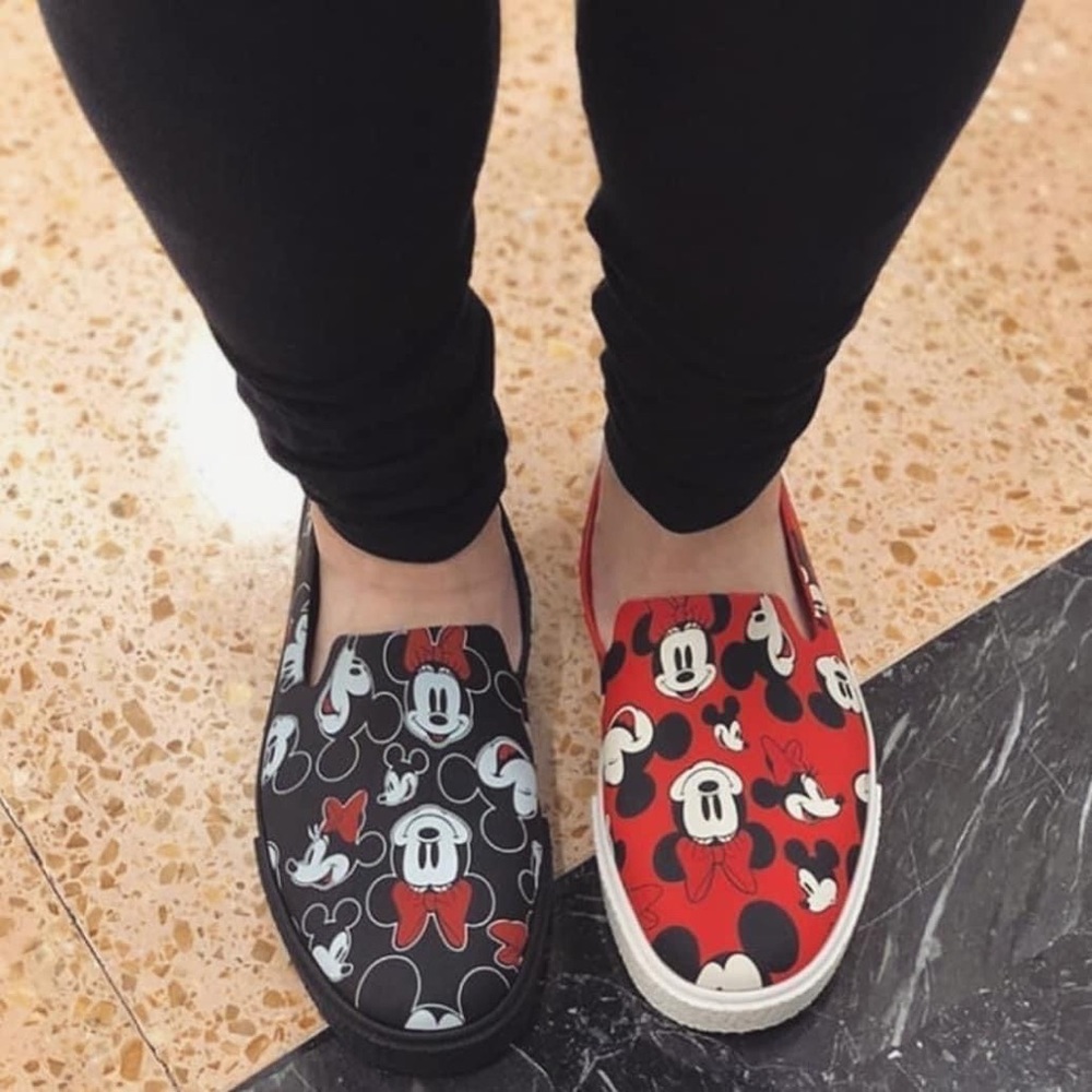 NWT MELISSA | Disney Mickey Minnie Mouse Ground Sneakers Size 7 Unisex - Picture 7 of 12